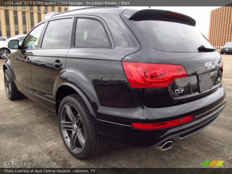 Orca Black Metallic / Black 2014 Audi Q7 3.0 TFSI quattro S Line Package