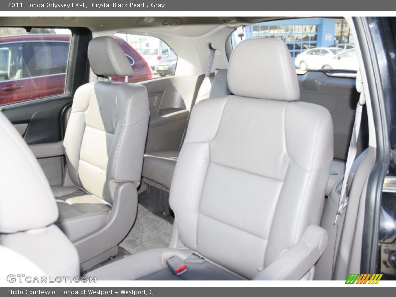 Crystal Black Pearl / Gray 2011 Honda Odyssey EX-L