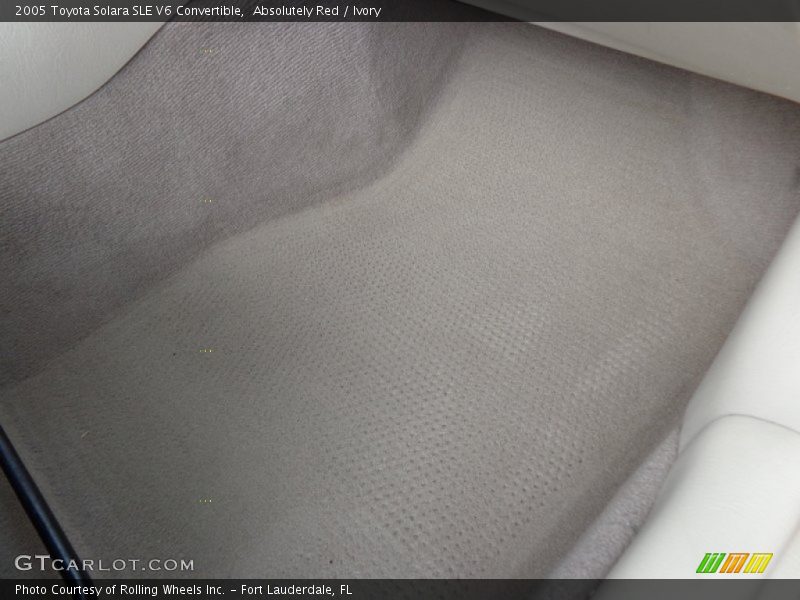 Absolutely Red / Ivory 2005 Toyota Solara SLE V6 Convertible