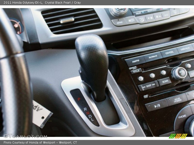 Crystal Black Pearl / Gray 2011 Honda Odyssey EX-L