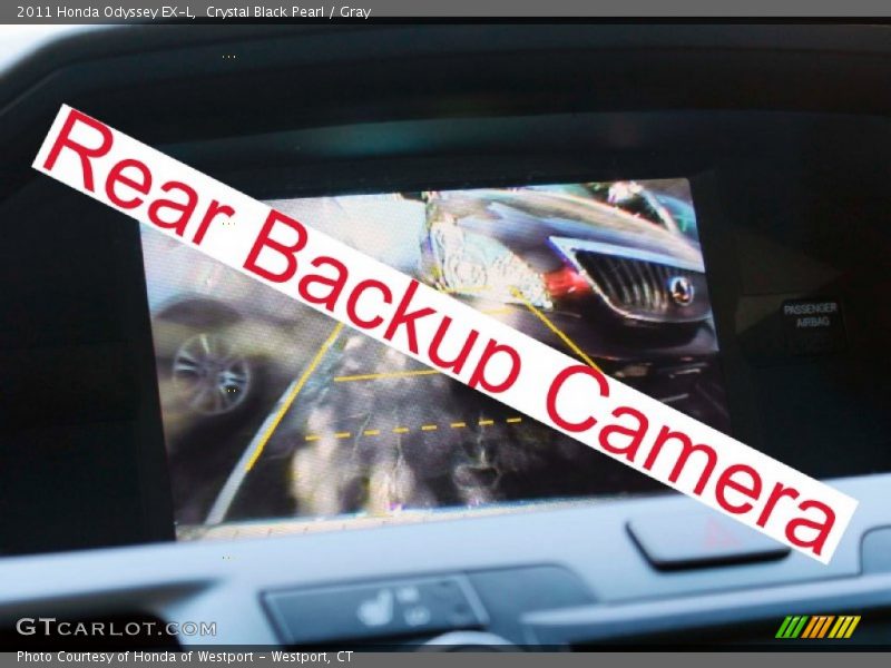 Crystal Black Pearl / Gray 2011 Honda Odyssey EX-L