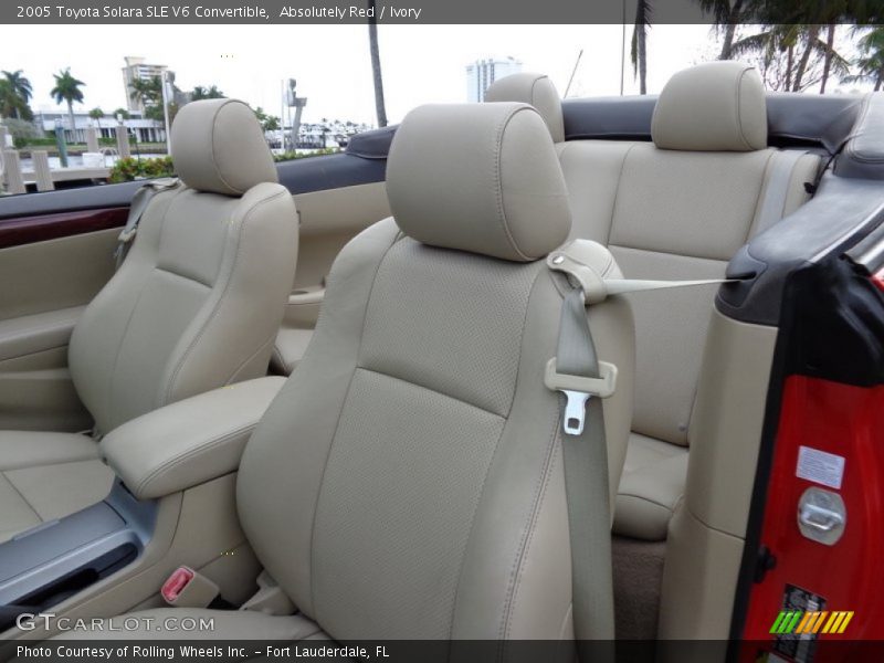 Absolutely Red / Ivory 2005 Toyota Solara SLE V6 Convertible