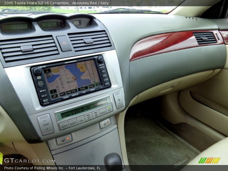 Absolutely Red / Ivory 2005 Toyota Solara SLE V6 Convertible