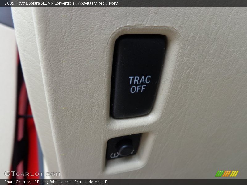 Absolutely Red / Ivory 2005 Toyota Solara SLE V6 Convertible