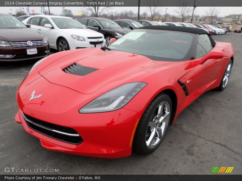 Torch Red / Jet Black 2014 Chevrolet Corvette Stingray Convertible