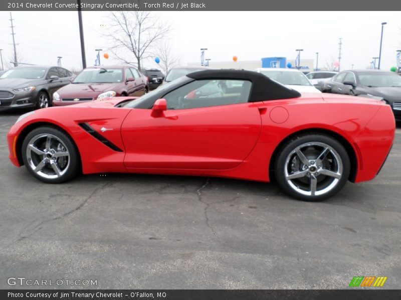 Torch Red / Jet Black 2014 Chevrolet Corvette Stingray Convertible