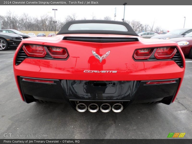 Exhaust of 2014 Corvette Stingray Convertible