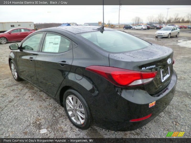 Black / Gray 2014 Hyundai Elantra SE Sedan