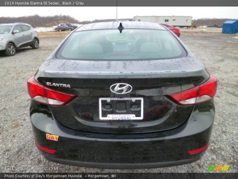 Black / Gray 2014 Hyundai Elantra SE Sedan