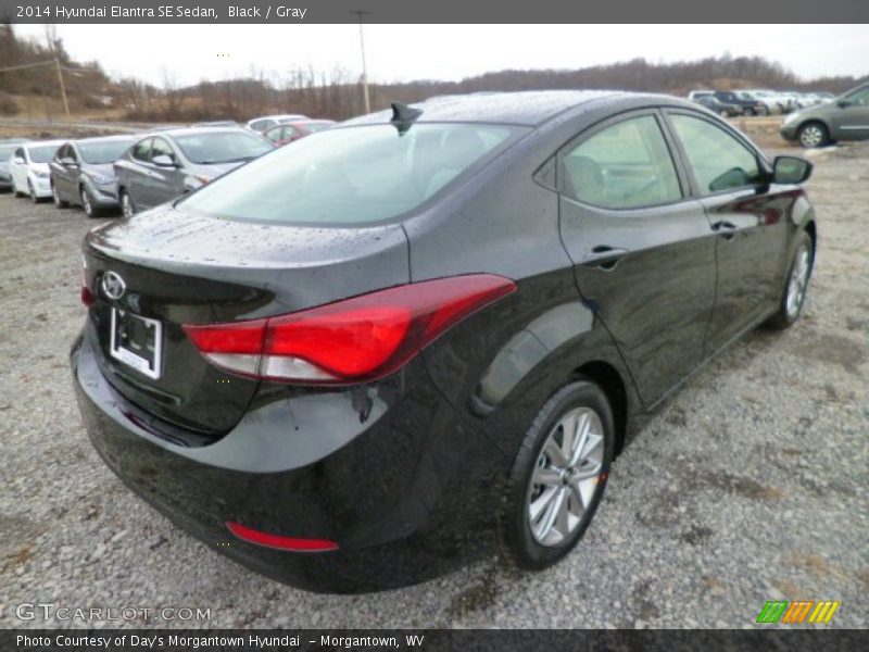 Black / Gray 2014 Hyundai Elantra SE Sedan