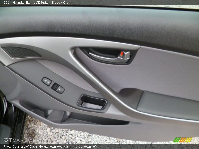 Black / Gray 2014 Hyundai Elantra SE Sedan