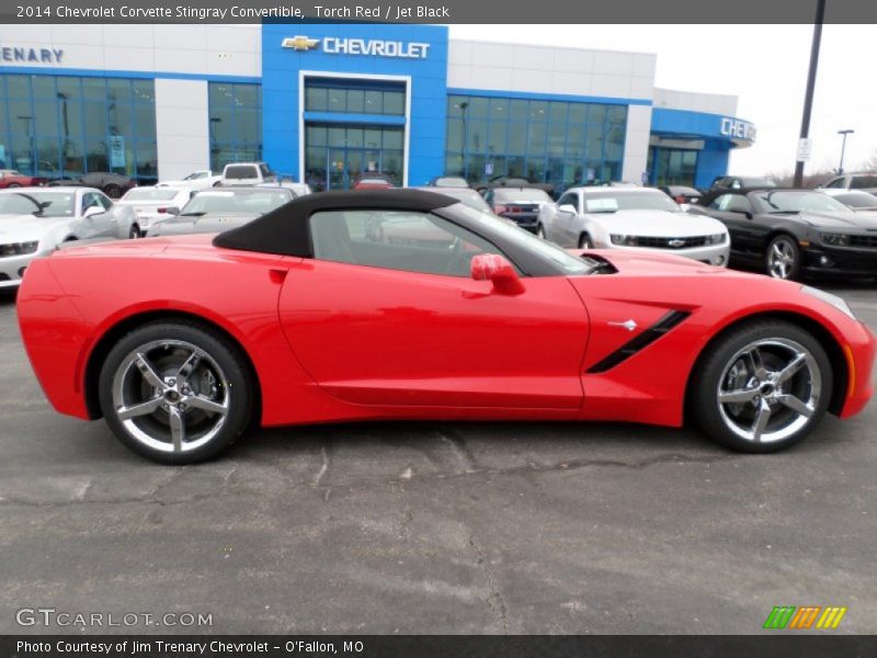 Torch Red / Jet Black 2014 Chevrolet Corvette Stingray Convertible