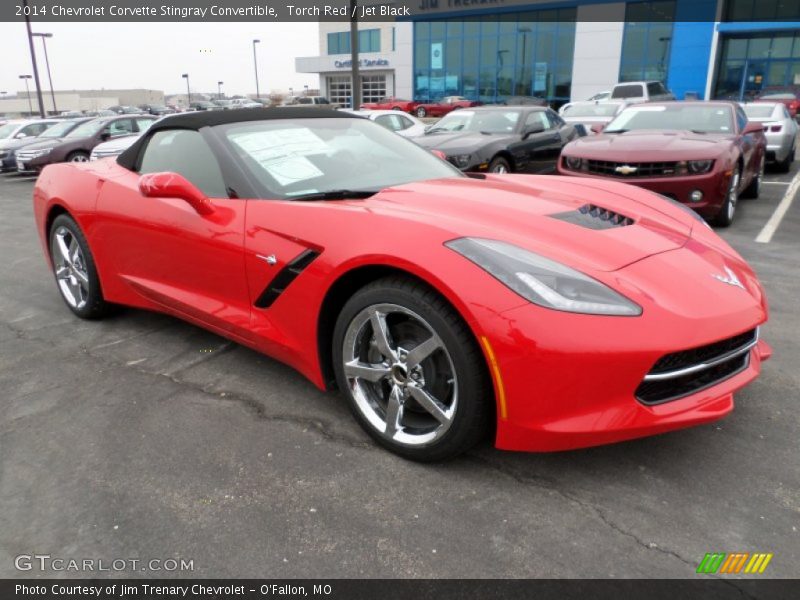 Torch Red / Jet Black 2014 Chevrolet Corvette Stingray Convertible