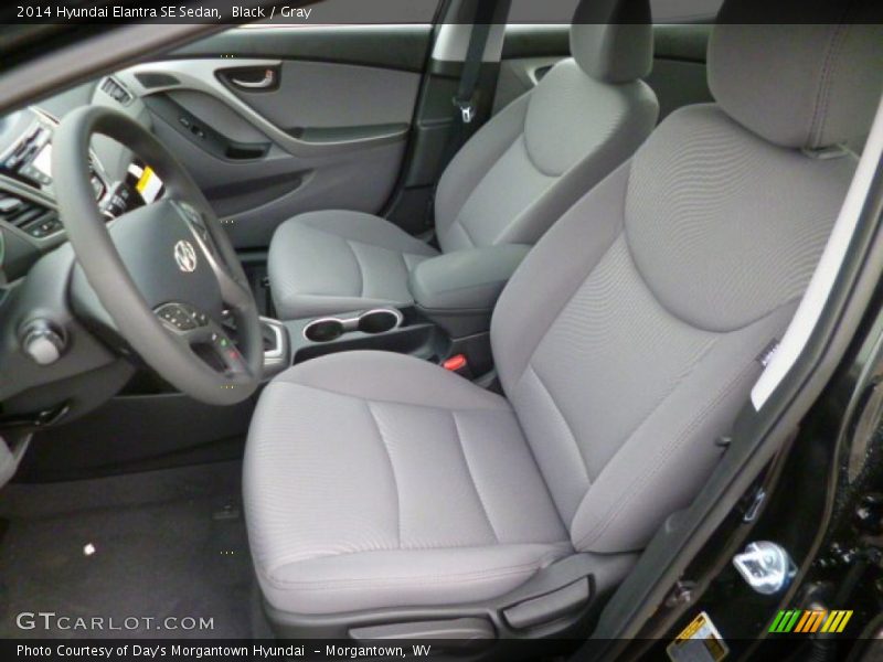 Black / Gray 2014 Hyundai Elantra SE Sedan