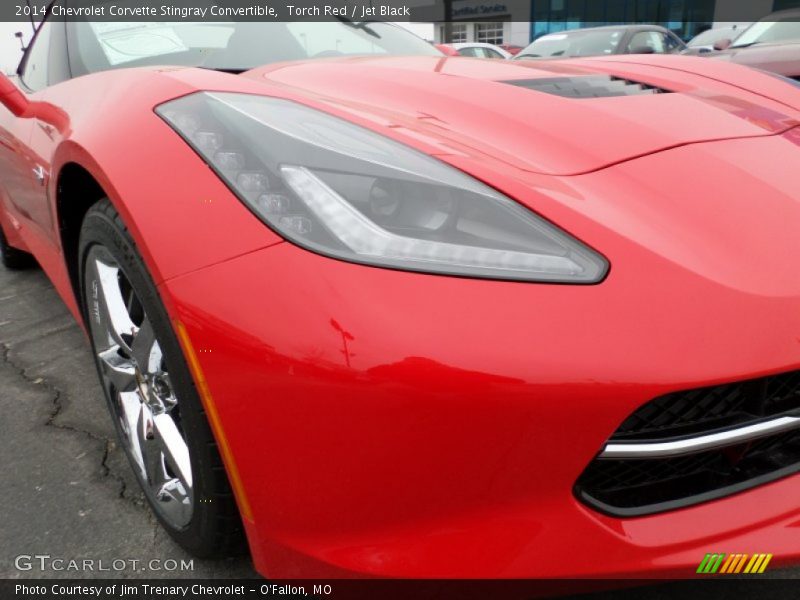 Torch Red / Jet Black 2014 Chevrolet Corvette Stingray Convertible