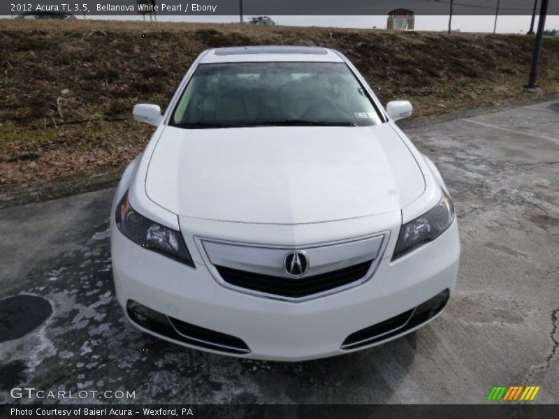 Bellanova White Pearl / Ebony 2012 Acura TL 3.5