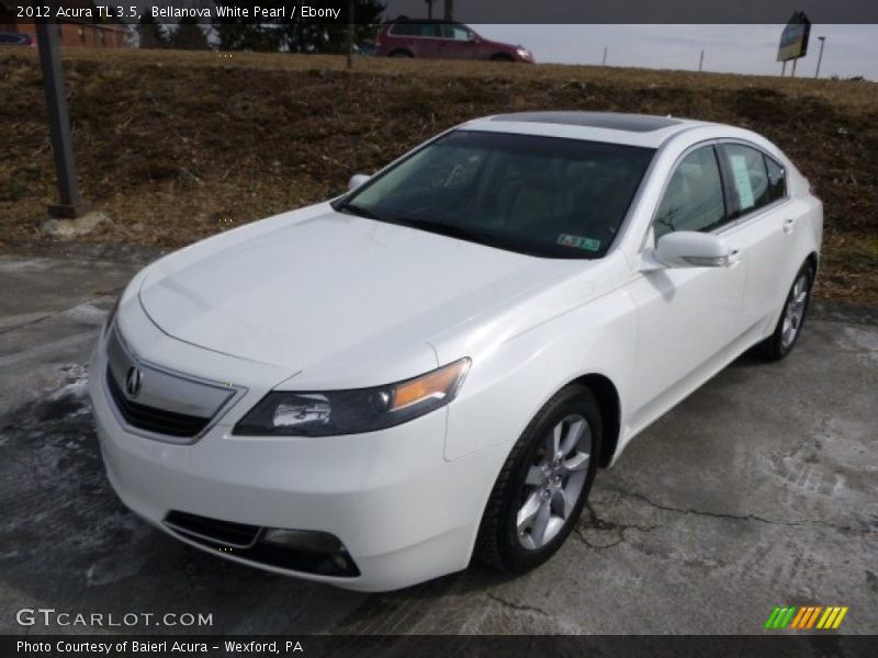 Bellanova White Pearl / Ebony 2012 Acura TL 3.5