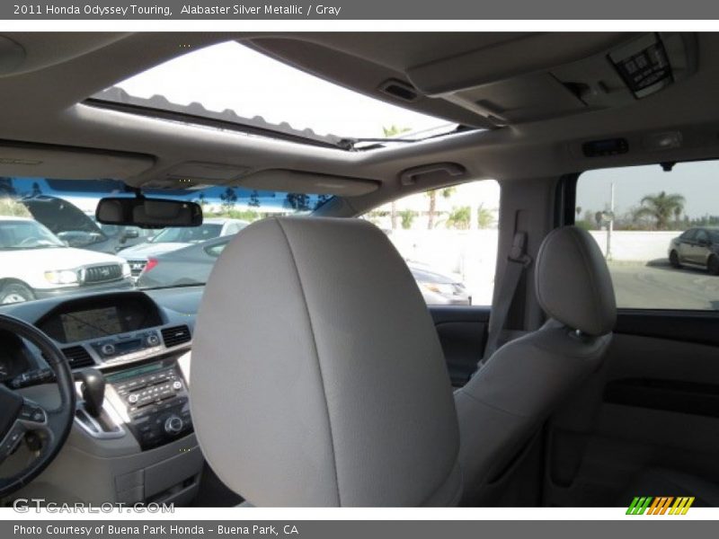 Alabaster Silver Metallic / Gray 2011 Honda Odyssey Touring