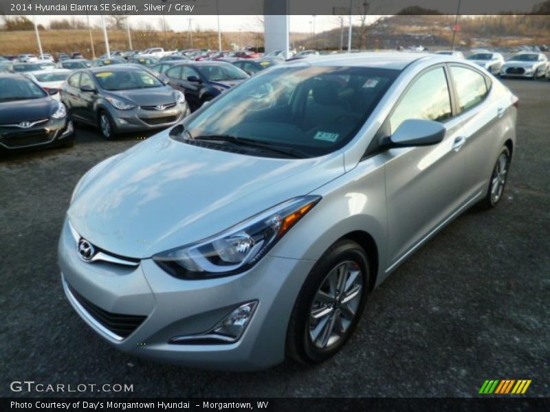 Silver / Gray 2014 Hyundai Elantra SE Sedan