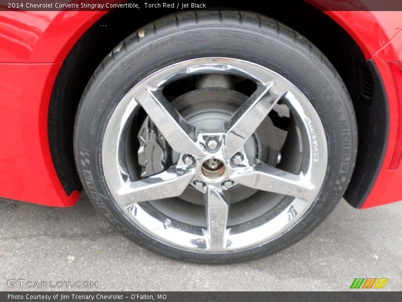 Torch Red / Jet Black 2014 Chevrolet Corvette Stingray Convertible