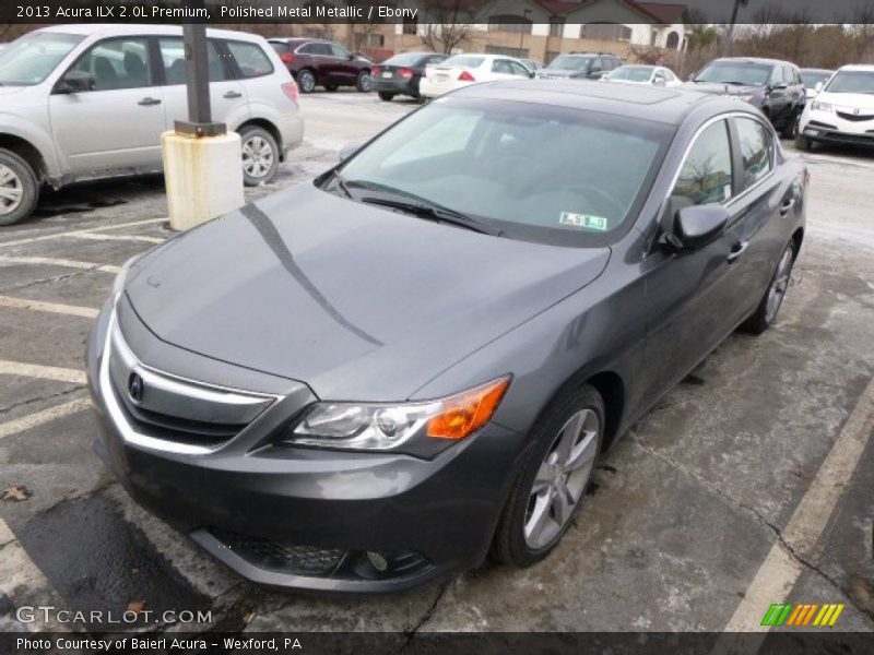 Polished Metal Metallic / Ebony 2013 Acura ILX 2.0L Premium