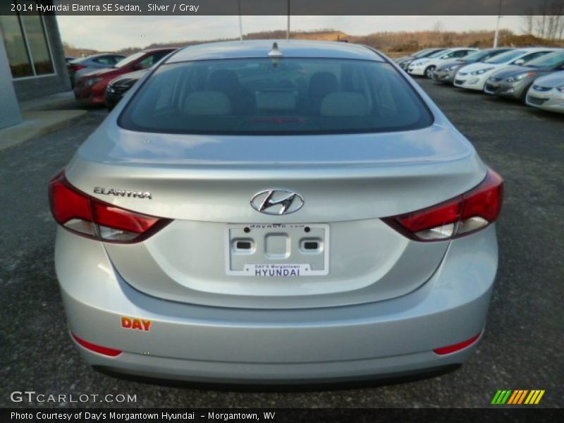 Silver / Gray 2014 Hyundai Elantra SE Sedan