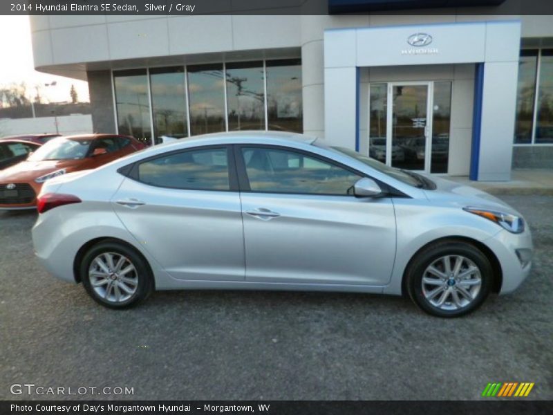 Silver / Gray 2014 Hyundai Elantra SE Sedan