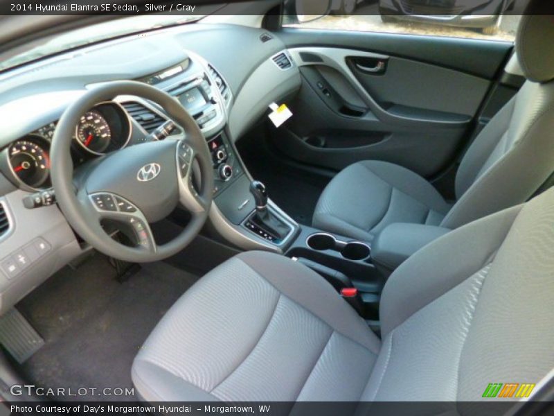 Silver / Gray 2014 Hyundai Elantra SE Sedan