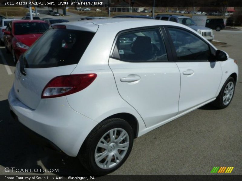 Crystal White Pearl / Black 2011 Mazda MAZDA2 Sport