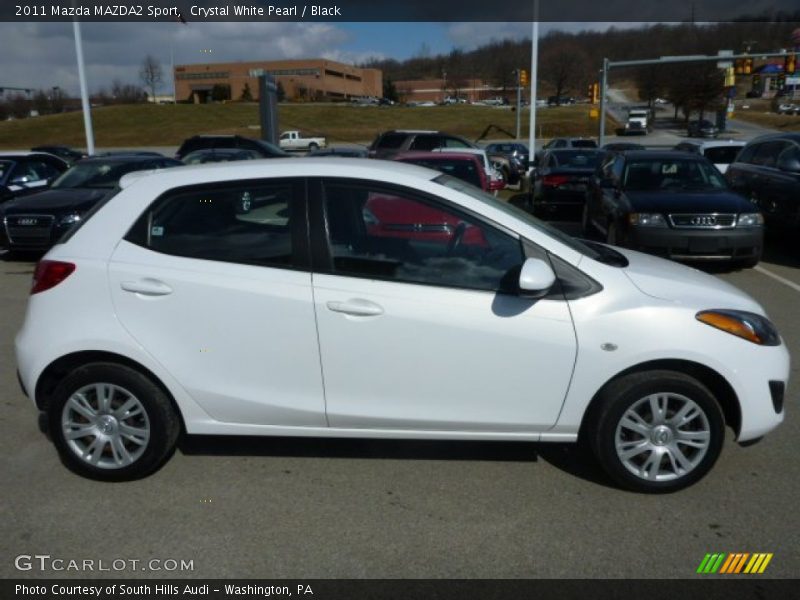 Crystal White Pearl / Black 2011 Mazda MAZDA2 Sport
