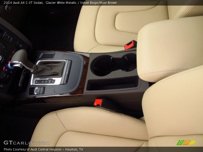 Glacier White Metallic / Velvet Beige/Moor Brown 2014 Audi A4 2.0T Sedan