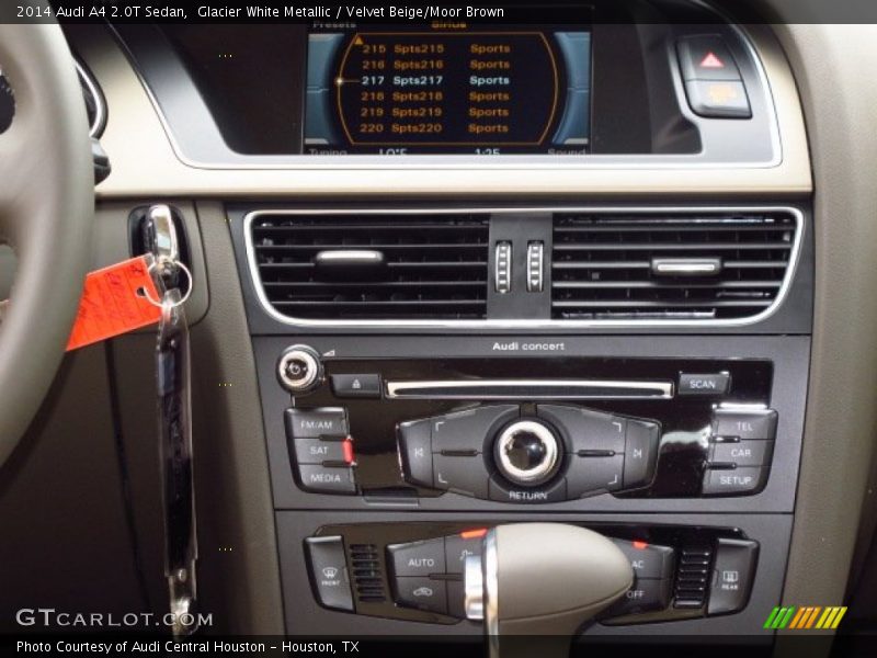 Controls of 2014 A4 2.0T Sedan