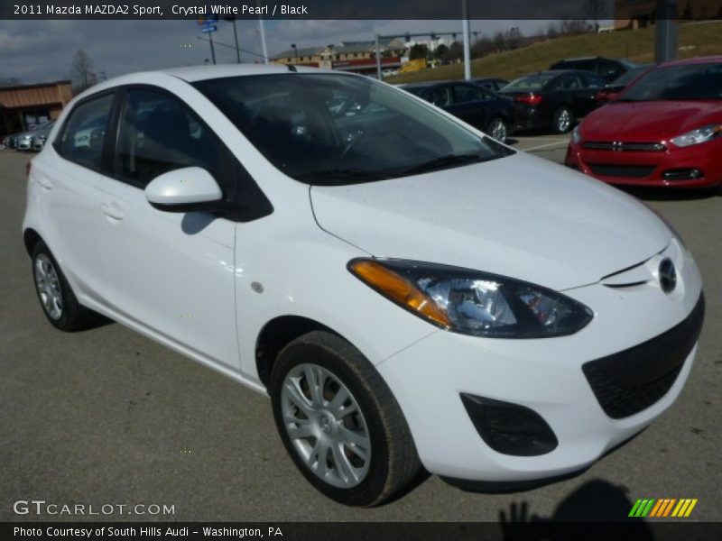 Crystal White Pearl / Black 2011 Mazda MAZDA2 Sport