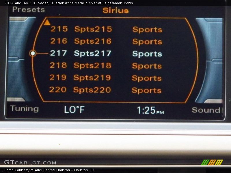 Glacier White Metallic / Velvet Beige/Moor Brown 2014 Audi A4 2.0T Sedan