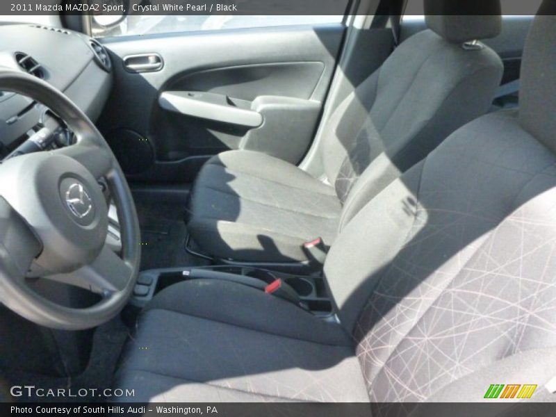 Crystal White Pearl / Black 2011 Mazda MAZDA2 Sport