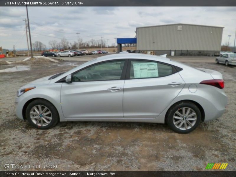 Silver / Gray 2014 Hyundai Elantra SE Sedan