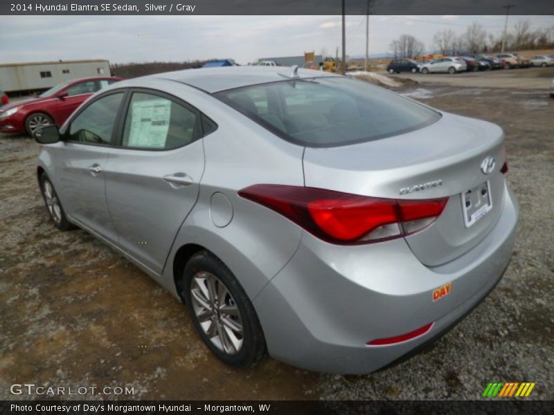 Silver / Gray 2014 Hyundai Elantra SE Sedan