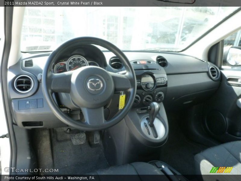 Crystal White Pearl / Black 2011 Mazda MAZDA2 Sport