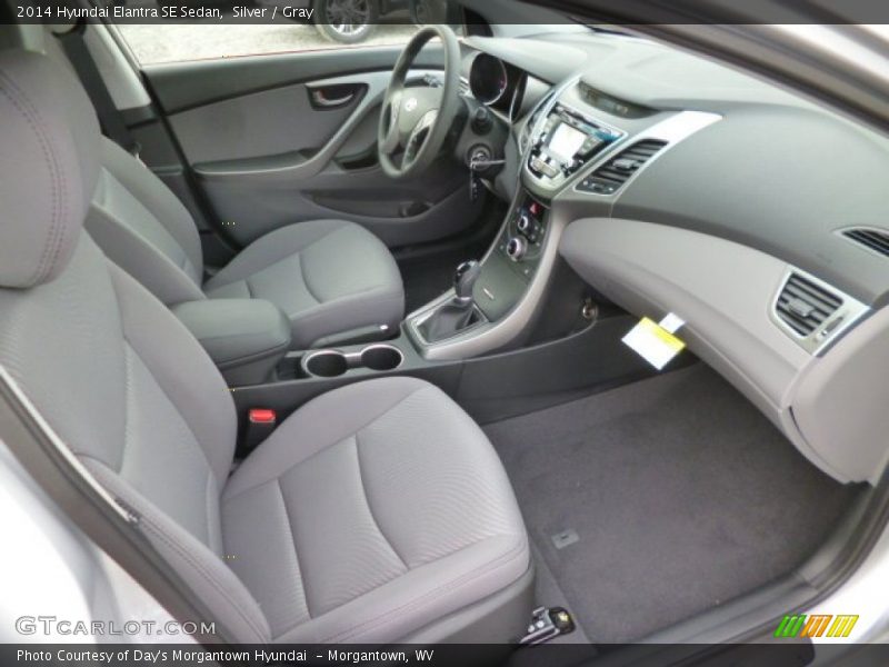 Silver / Gray 2014 Hyundai Elantra SE Sedan