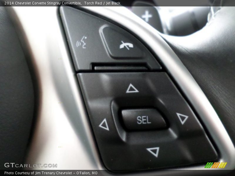 Controls of 2014 Corvette Stingray Convertible