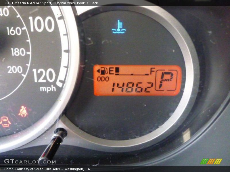 Crystal White Pearl / Black 2011 Mazda MAZDA2 Sport