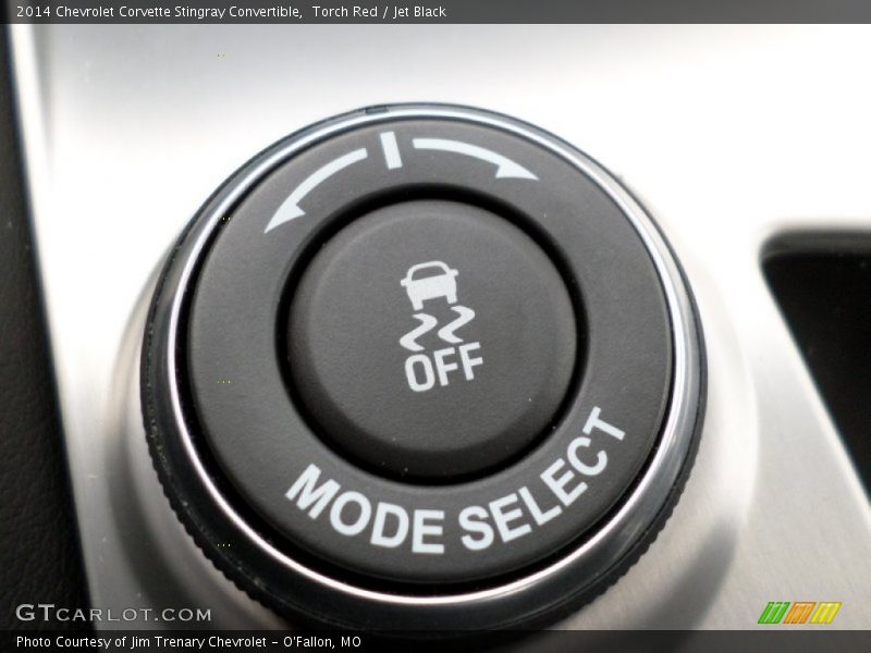 Controls of 2014 Corvette Stingray Convertible