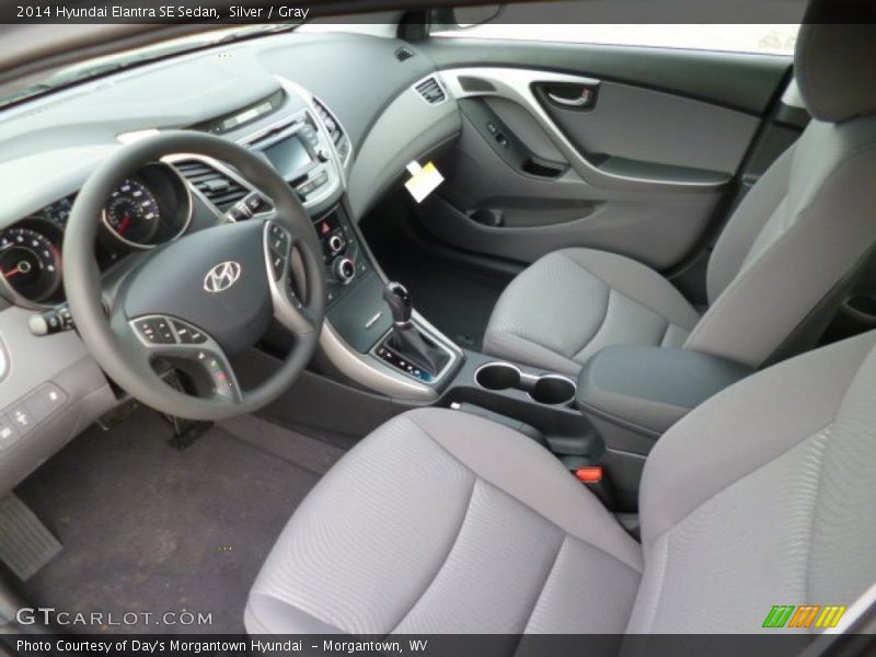 Silver / Gray 2014 Hyundai Elantra SE Sedan