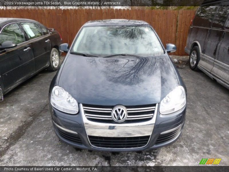 Blue Graphite Metallic / Anthracite 2009 Volkswagen Jetta TDI Sedan
