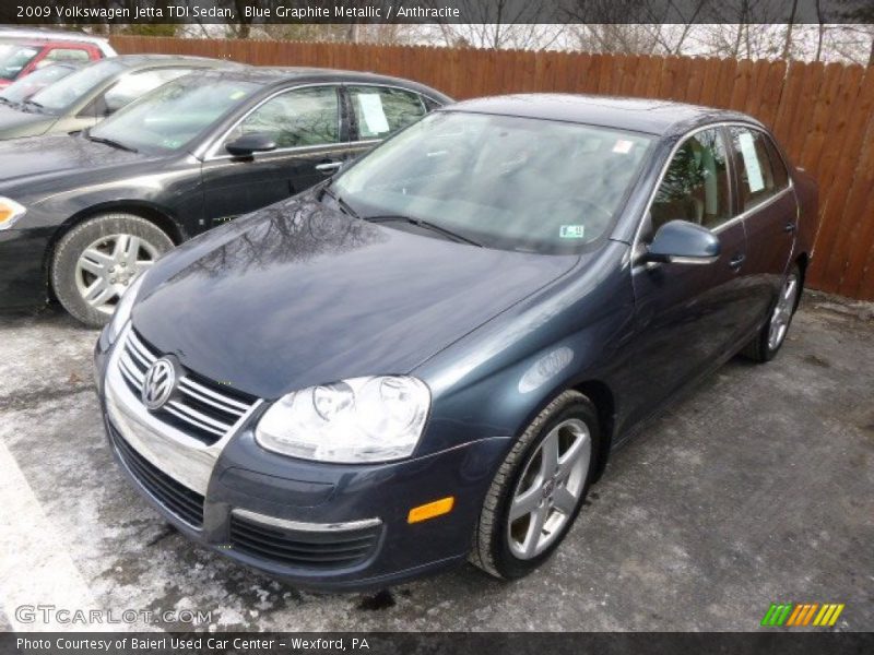 Blue Graphite Metallic / Anthracite 2009 Volkswagen Jetta TDI Sedan