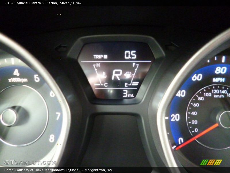 Silver / Gray 2014 Hyundai Elantra SE Sedan
