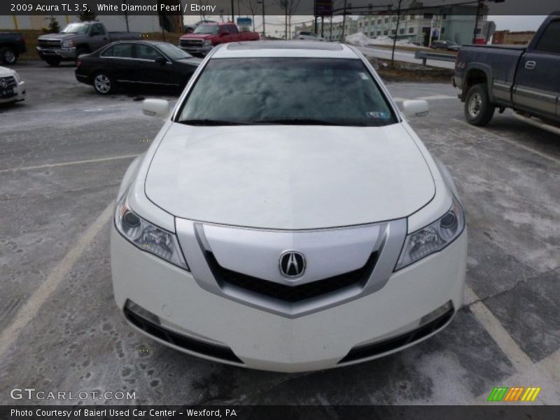 White Diamond Pearl / Ebony 2009 Acura TL 3.5