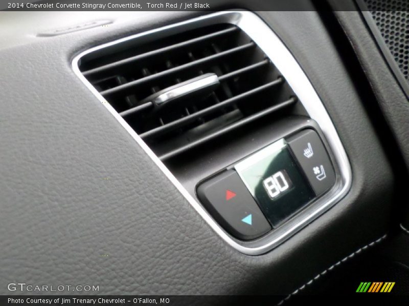 Controls of 2014 Corvette Stingray Convertible