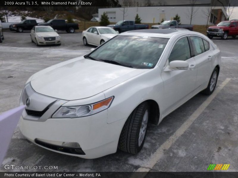 White Diamond Pearl / Ebony 2009 Acura TL 3.5