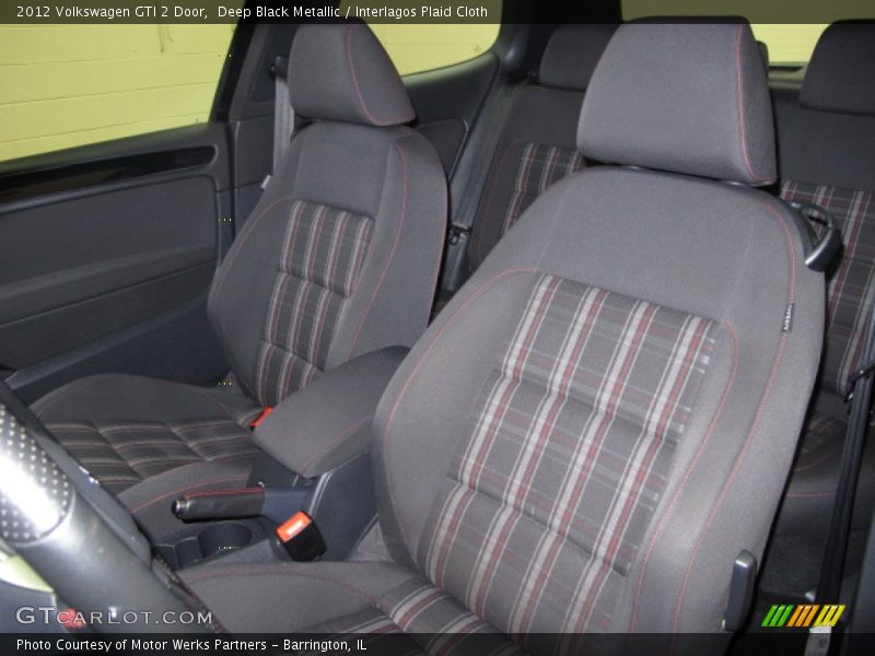 Deep Black Metallic / Interlagos Plaid Cloth 2012 Volkswagen GTI 2 Door